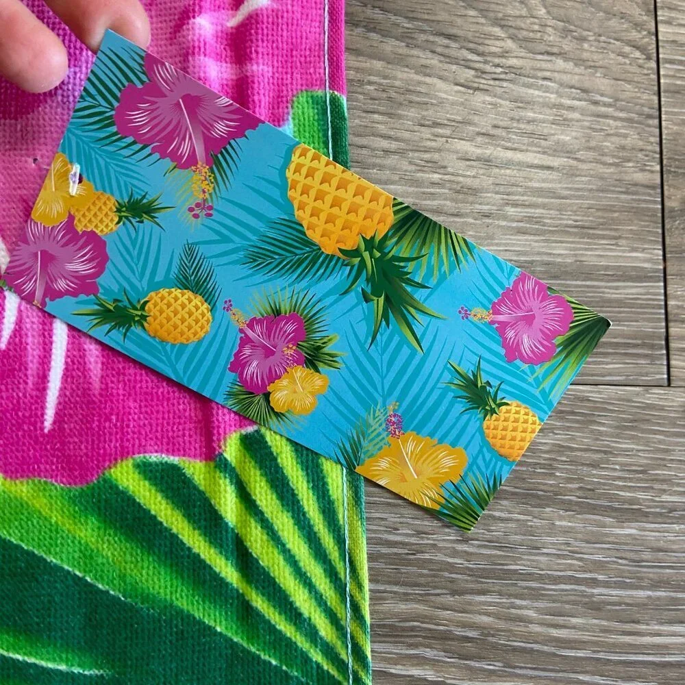 NWT Beach Towel Tropical Hawaiian